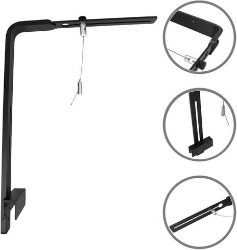 2pcs Adjustable Aquarium Light Stand Riser Mount for Fish Tank Lamps in Kuwait