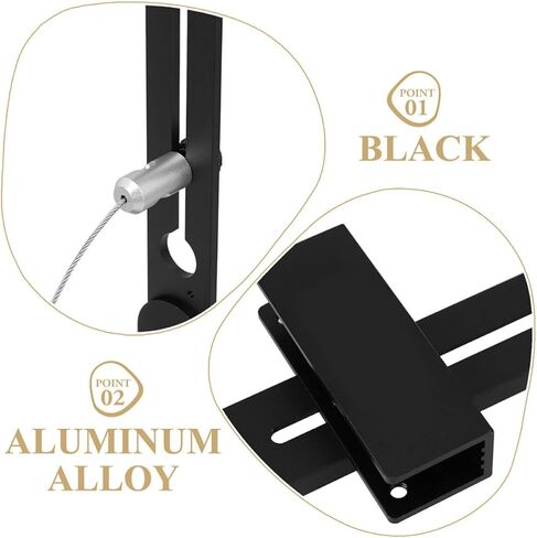 2pcs Adjustable Aquarium Light Stand Riser Mount for Fish Tank Lamps in Kuwait