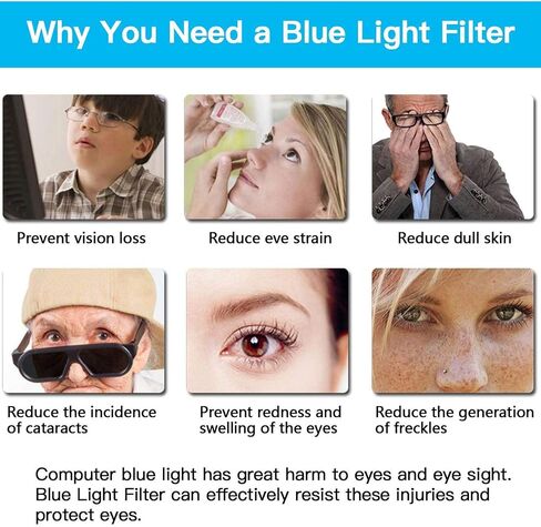 Anti Glare Screen Cover Prevent Reflection of Windows Blue Light Blocking Screen Protector Prevent Myopia Protect Eyes (Color : Matte Version Size : 49 inch 1075604mm) (Matte Version 43 inch 942*529mm in Kuwait