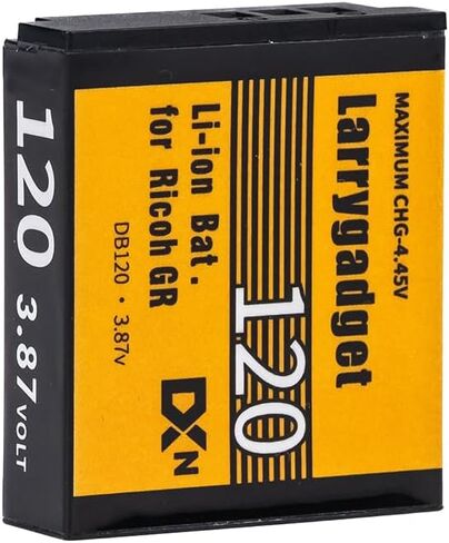 Larry DB-120 1900mAh Battery for Ricoh GR4 HDF – 3C Certified in Saudi Arabia