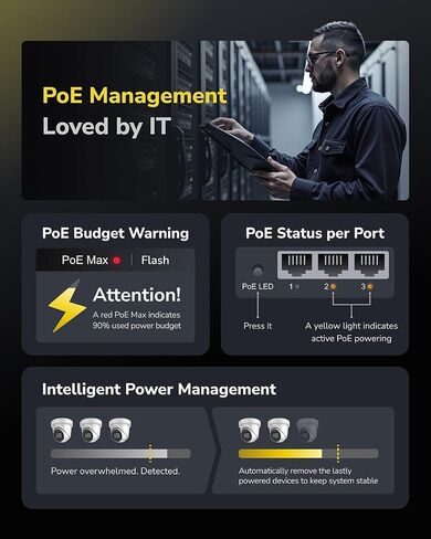 Cudy 26-Port Gigabit 24-Port PoE+ Unmanaged Ethernet Switch, GS1026PS2 in Kuwait