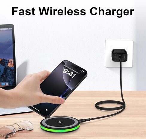15W Wireless Charger Fast Charging Pad for Google Pixel 10 9A 9 8 7 Pro XL in Kuwait