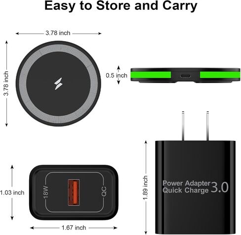 15W Wireless Charger Fast Charging Pad for Google Pixel 10 9A 9 8 7 Pro XL in Kuwait