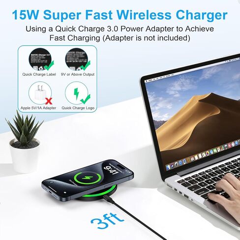 Wireless Charger Samsung Fast Charging Pad for Samsung Galaxy S26 Ultra in Kuwait
