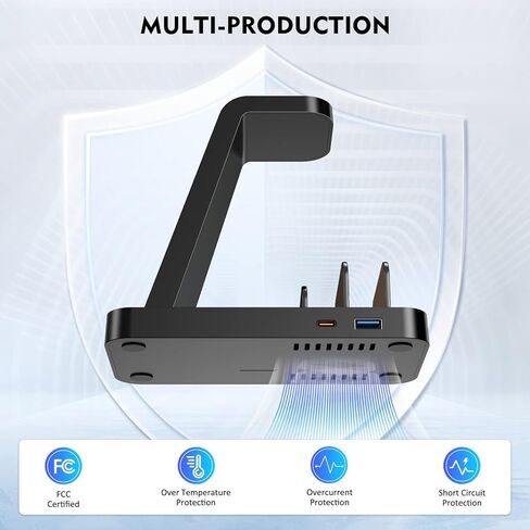 5 in 1 Wireless Charging Station, Magnetic Charging Dock for Phone 17 16e 16 15 14 13 12 Pro Max, Watch Ultra/SE/Series, Pro/4/3/2, with 36W Adapter in Kuwait