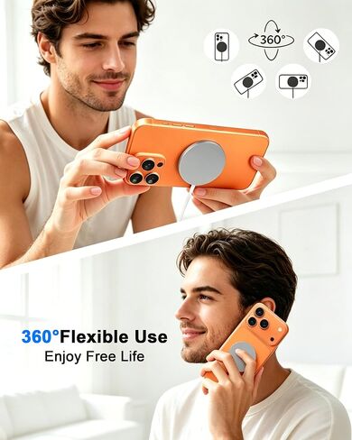 [Apple MFi Certified] 25W Magnetic Wireless Charger Apple Mag Safe Charger in Kuwait