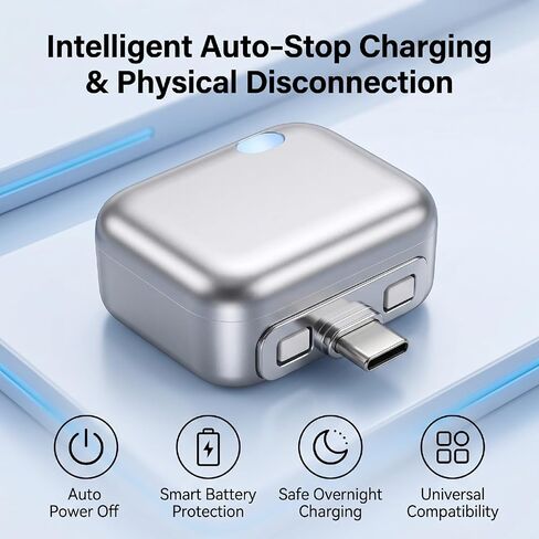 ASHATA Full Charge Separator, Auto Stop Charging Adapter with Smart Disconnect Protector for Phone Tablet in Kuwait