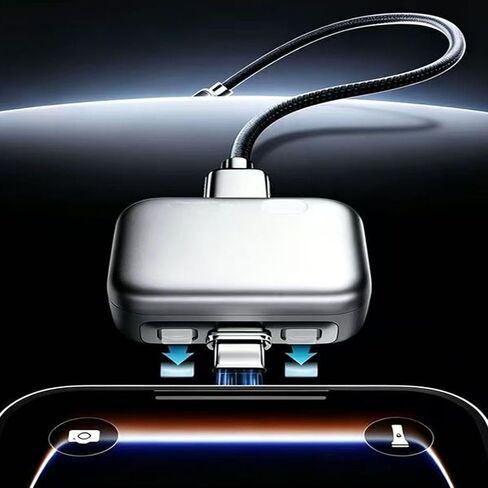ASHATA Full Charge Separator, Auto Stop Charging Adapter with Smart Disconnect Protector for Phone Tablet in Kuwait