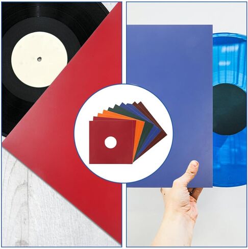 Angoily Vinyl Record Protective Sleeves for 12 Inch 5pcs Paper Record Covers Anti-Stain and Anti-Fingerprint Features Easy to Open Album Covers in Kuwait