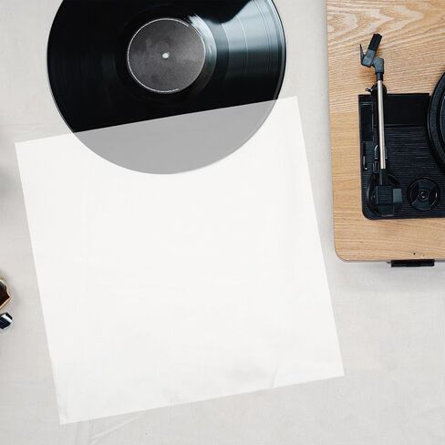 PartyKindom 30pcs Vinyl Record Outer Sleeves Plastic Album Covers Thickened Protective Vinyl Sleeves High Transparency Waterproof Multipurpose Storage and Albums in Kuwait