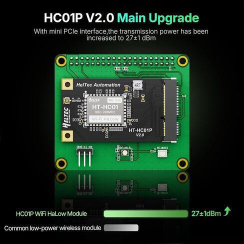 Heltec WiFi HaLow Module V2, 802.11ah Mini PCIe in Kuwait