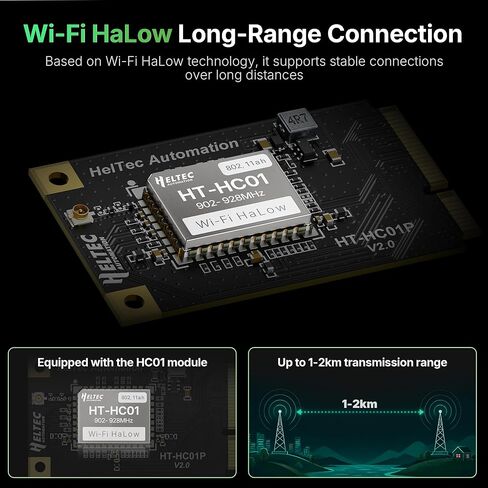 Heltec WiFi HaLow Module V2, 802.11ah Mini PCIe in Kuwait