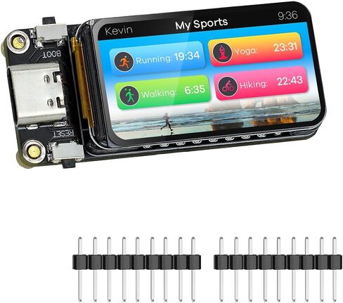 LAFVIN ESP32-C6 Development Board with 1.47inch 172×320 262K LCD Display, 2.4GHz Wi-Fi 6, Bluetooth 5.3, 160MHz Single-Core Processor in Kuwait
