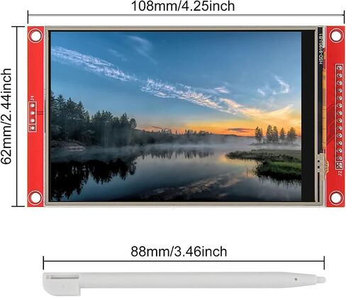 4.0 Inches 480x320 TFT Touch Screen LCD Display Module SPI ST7796S Driver for Arduino R3/Mega2560 in Kuwait