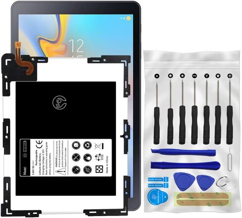 Large Capacity Replaceable Li-Polymer Upgraded AA Grade 7400mAh Internal Battery Repair Tool Kit Compatible with Samsung Galaxy Tab A 10.5" SM-T597V Verizon in Kuwait