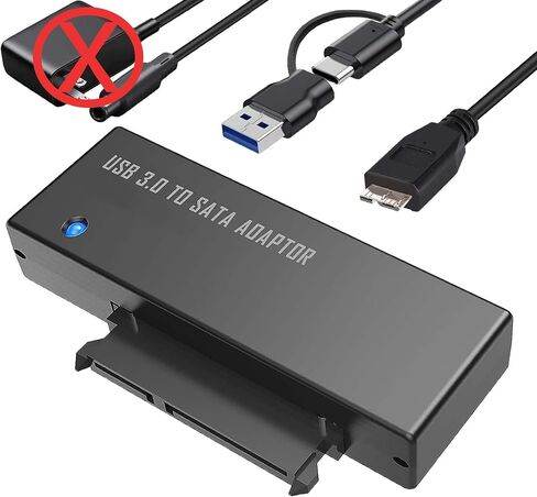 SATA to USB Adapter, Incompatible Power Supply, Use Your Own in Kuwait
