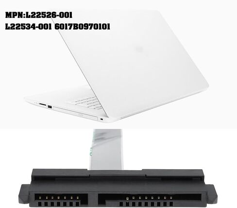 10 Pin SATA Hard Disk Drive HDD Cable Connector L22526-001 L22534-001 6017B0970101 Compatible with HP Pavilion 17-BY 17-CA 17Q-CR 17Q-CS in Kuwait