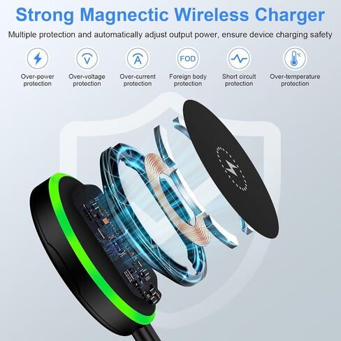 25W Magnetic Wireless Charger for Samsung Fast Charging Pad for Galaxy S26 in Kuwait
