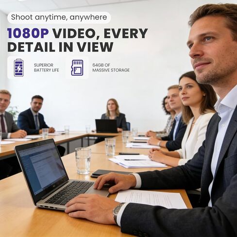 1080P Mini Camera Spy Pen with 64GB in Kuwait
