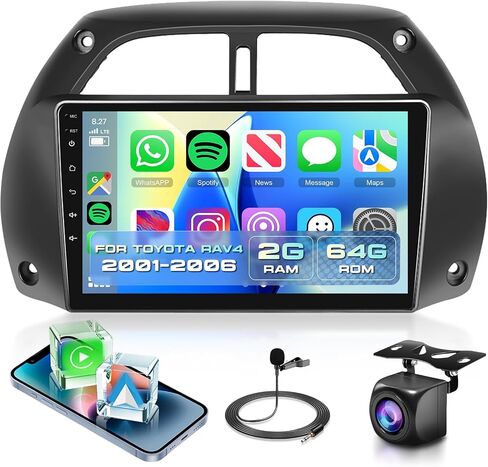 Podofo Linux MP5 Car Stereo for Toyota RAV4 2001-2006 in Kuwait