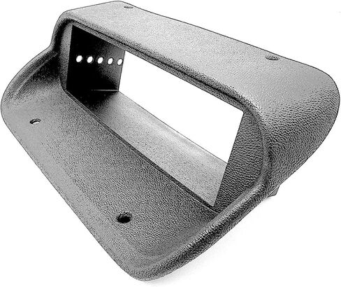 Custom Radio Bezel - for Modern DIN and Touch Screen Head Units - Fits 1967-1968 Ford Mustang & Mercury Cougar - Durable Nylon Material - OEM Fit - Matches Original Texture - Made in USA in Kuwait