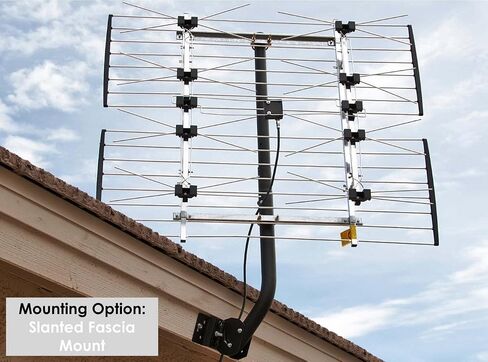 Channel Master Universal Antenna Mount - Sturdy Steel Adjustable Mount for Secure TV Antenna Installation, 1.5" Pole Diameter, Extends from 24"- 44", Weather-Resistant, 7" Wall Clearance in Kuwait