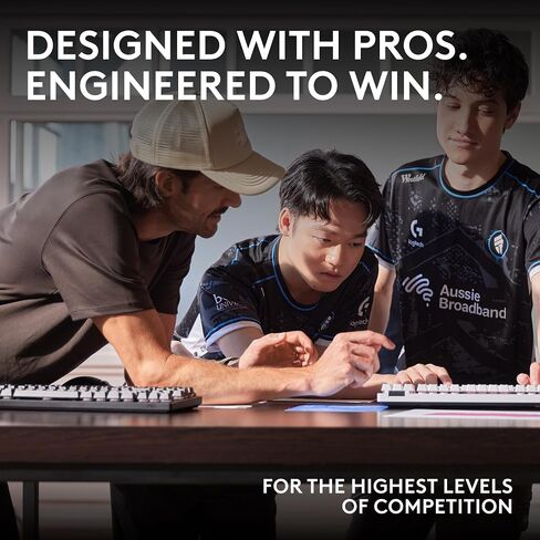 Logitech G PRO X 60 Lightspeed Wireless Gaming Keyboard, Ultra Compact TKL 60% Mechanical Keyboard for Windows PC, LIGHTSYNC RGB, Dual-Shot PBT Keycaps, GX Optical Tactile Switches - Black (Renewed) in Kuwait