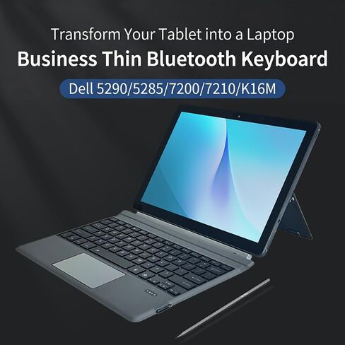 Dell Latitude 2-in-1 7210 7200 5285 5290 K16M Detachable Keyboard,Bluetooth in Kuwait