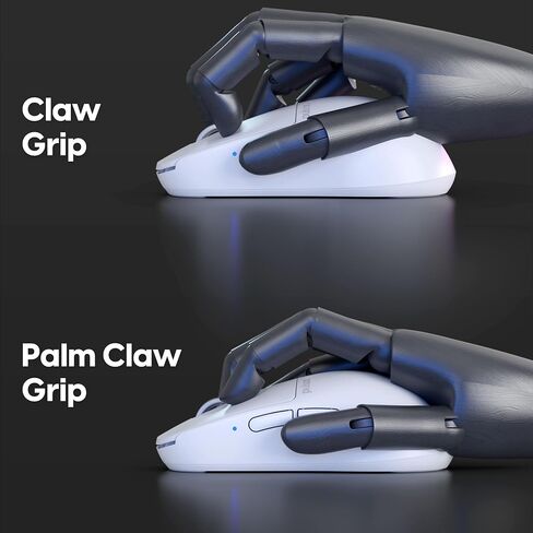 Pulsar Gaming Gears X2H Wireless Gaming Mouse, Ultra Lightweight 1.90 oz (54 g), Symmetrical, Optical Switch, 2.4 Ghz 1 ms, 26000 DPI, PAW3395 Sensor (Medium, Wireless, White) in Kuwait