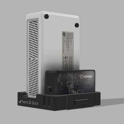 AltairTech.io Nano 3S Dock – Modular Interlocking Stand for Avalon Nano 3S Bitcoin Miners (Black Color) in Kuwait
