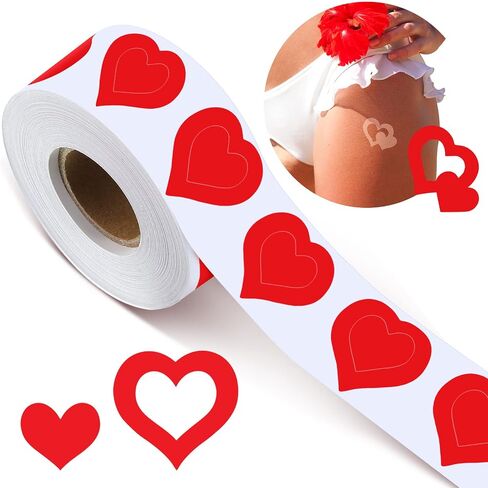 Crtiin Roll of 500 Pieces Tanning Stickers for Body, Bow Pattern in Kuwait