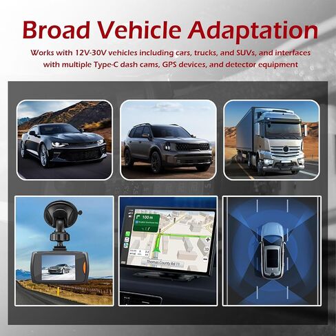 9.68Ft Dash Cam Hardwire Kit USB C,12V-30V to 5V Hardwire Kit for Dash Camera for Cars with Low Voltage Protection,Dashcam Hardwires Kits USB C with Car Fuse Tap/5A Blade Fuse in Kuwait