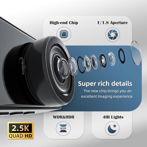 3 Channel Dash Cam Front and Rear Inside, Triple Dash Camera for Cars, 2.5K UHD Vital Dash Cam, 3.18" IPS Large Screen, IR Night Vision, 24/7 Recording Parking Mode Monitor, Free 64G SD Card in Kuwait
