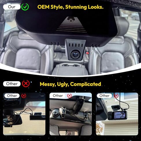 OEM-Fit Dash Cam for Dodge RAM 1500 2019-2024 (Model B) in Kuwait