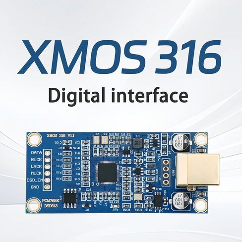USB Digital Port DSD512 Development Board 32bit 768K Quick Installation Professional Accessories Low Power USB in Kuwait
