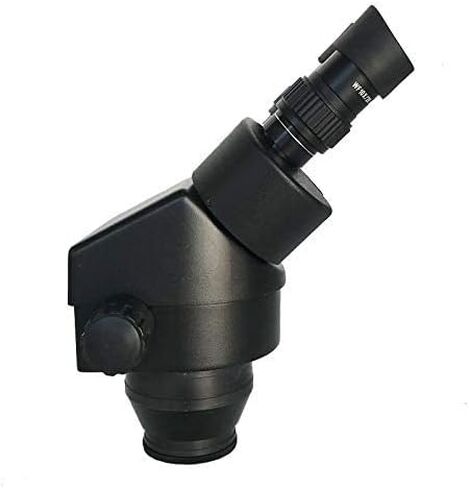Black Binocular Stereo Microscope, 7-45X, Industrial Microscope, Zoom Magnification Head, WD165, 0.5 x 2.0 x 1 Protective Glass (Color : 7 x 45 x White) (3.5 x 90 x White) in Kuwait