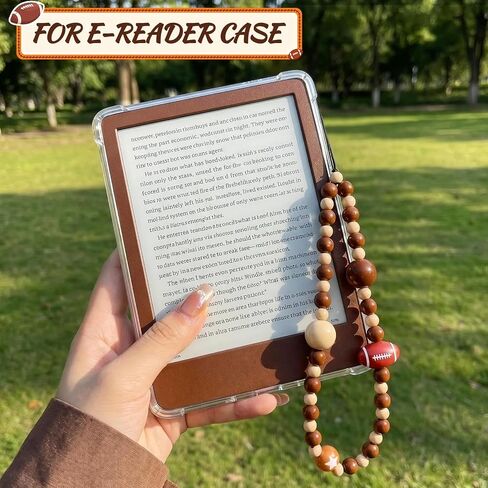 Phone Charms-1PC Brown Rugby Charm Strap Universal Cellphone Lanyard Smartphone Chain String Charm for Phone Case Women(Brown Rugby,1PC) in Kuwait