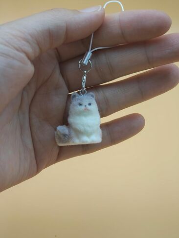 Cat Phone Charm, Cute Phone Charm Strap, Aesthetic Camera Wrist Strap, Kawi Cell Phone Charms Lanyard Accessory in Kuwait