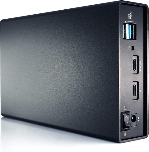 compatily LV22 28TB USB-C 10Gbps External HDD and HUB – Portable Enterprise Hard Drive for Professional Media Creators and Work from Home Office Professionals (with Enterprise HDD, 28TB) (Renewed) in Kuwait