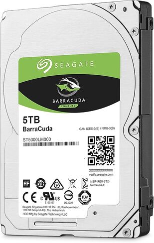 Seagate BarraCuda Internal Hard Drive 5TB SATA 6Gb/s 128MB Cache 2.5-Inch 15mm (ST5000LM000) (Renewed) in Kuwait