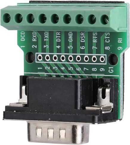 DB9 9Pin Terminal Male Adapter RS232 Serial Breakout Board for Electronics DIYers in Kuwait