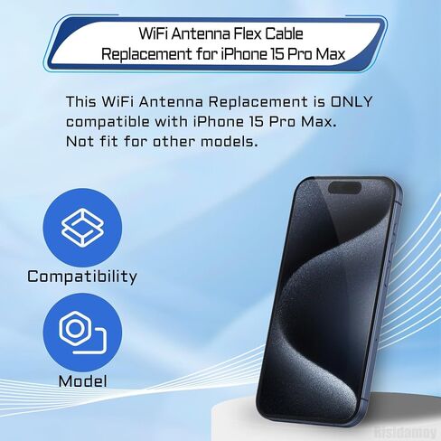 WiFi Antenna Replacement for iPhone 15 Pro Max in Kuwait