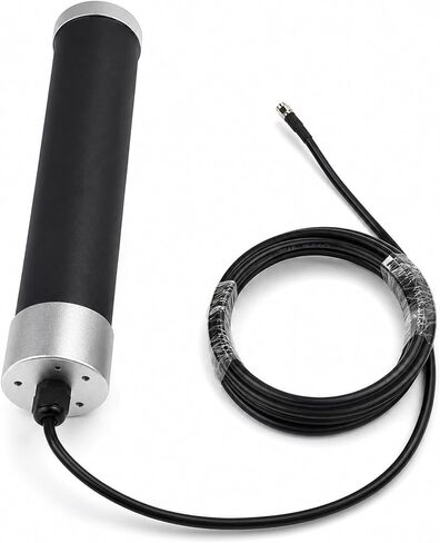 Outdoor Omni Cellular Antenna Kit for 5G 4G LTE GSM T-Mobile Cell Phone Signal Booster Router Modem Gateway Hotspot Security Camera | Broadband 600-6000MHz w/ 9.8ft Cable TS9 RP SMA N Adapter in Kuwait