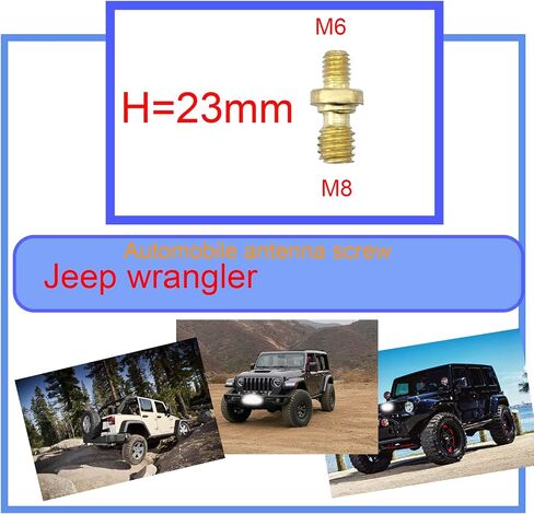 Miytsya 7 PCS Antenna Adapter Compatible with Toyota, Jeep, Wrangler, Denali, Tantu, Douqi, Ford, GMC Pickups in Kuwait