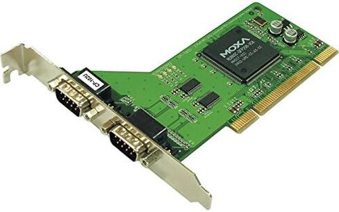 MOXA CP-102U 2-Port RS-232 Board, PCI Bus, 230.4 Kbps, 15KV ESD Surge Protection in Kuwait