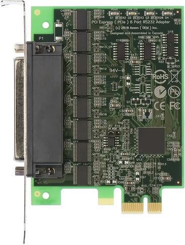 LF781KB Native PCI Express (PCIe) 8 Port RS232 Serial Host Adapter w/Octaplex Cable 36" HD78M-DB25M-8 in Kuwait
