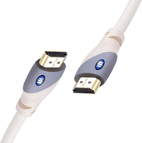 Monster HDMI Cable 4k Ultra HD with Ethernet - Corrosion-Resistant 24k Rose Gold Contacts and V-Grip Connection - HDMI Cable for PS3 and Computer Monitor - 6 FT in Kuwait