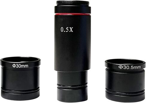 Parco Scientific PNDS005 0.5× C-Mount Lens Adapter Set for Trinocular Microscope, 23.2mm/30mm /30.5mm Adaptor for CCD Camera in Kuwait
