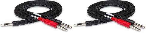Hosa STP-201 Insert Cable, 1/4 Inch TRS to Dual 1/4" TS, 3.3 Feet in Kuwait