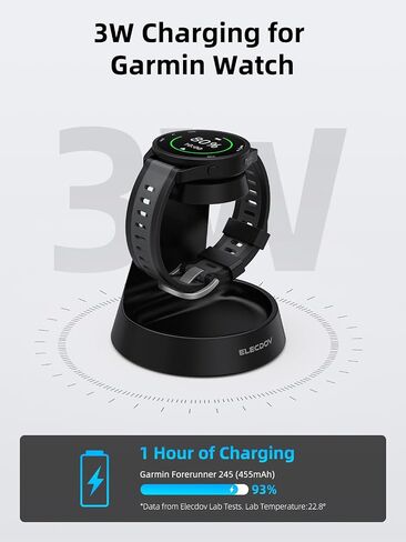 Watch Charger Stand for Garmin Watch, Elecdov 3W Bedside Charger Stand in Kuwait